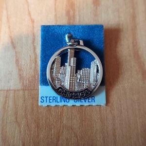Chicago Sterling Silver Charm